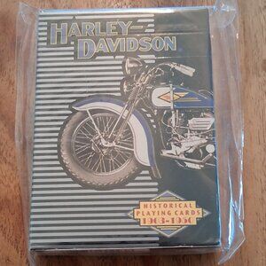 Harley-Davidson 1903-1950 Historical Playing Cards New in Box & Sealed